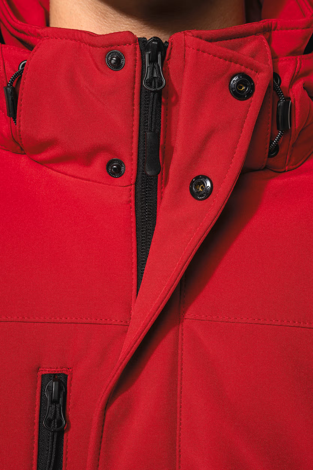 K650 - Parka softshell acolchada con capucha hombre