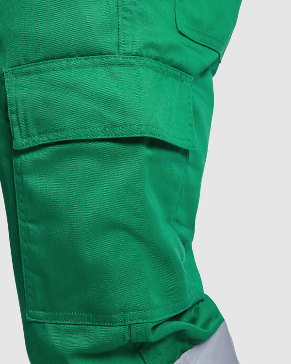 Pantalón largo multibolsillos bicolor de alta visibilidad - ENIX