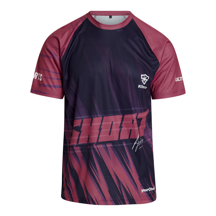Camiseta running sublimada raglán